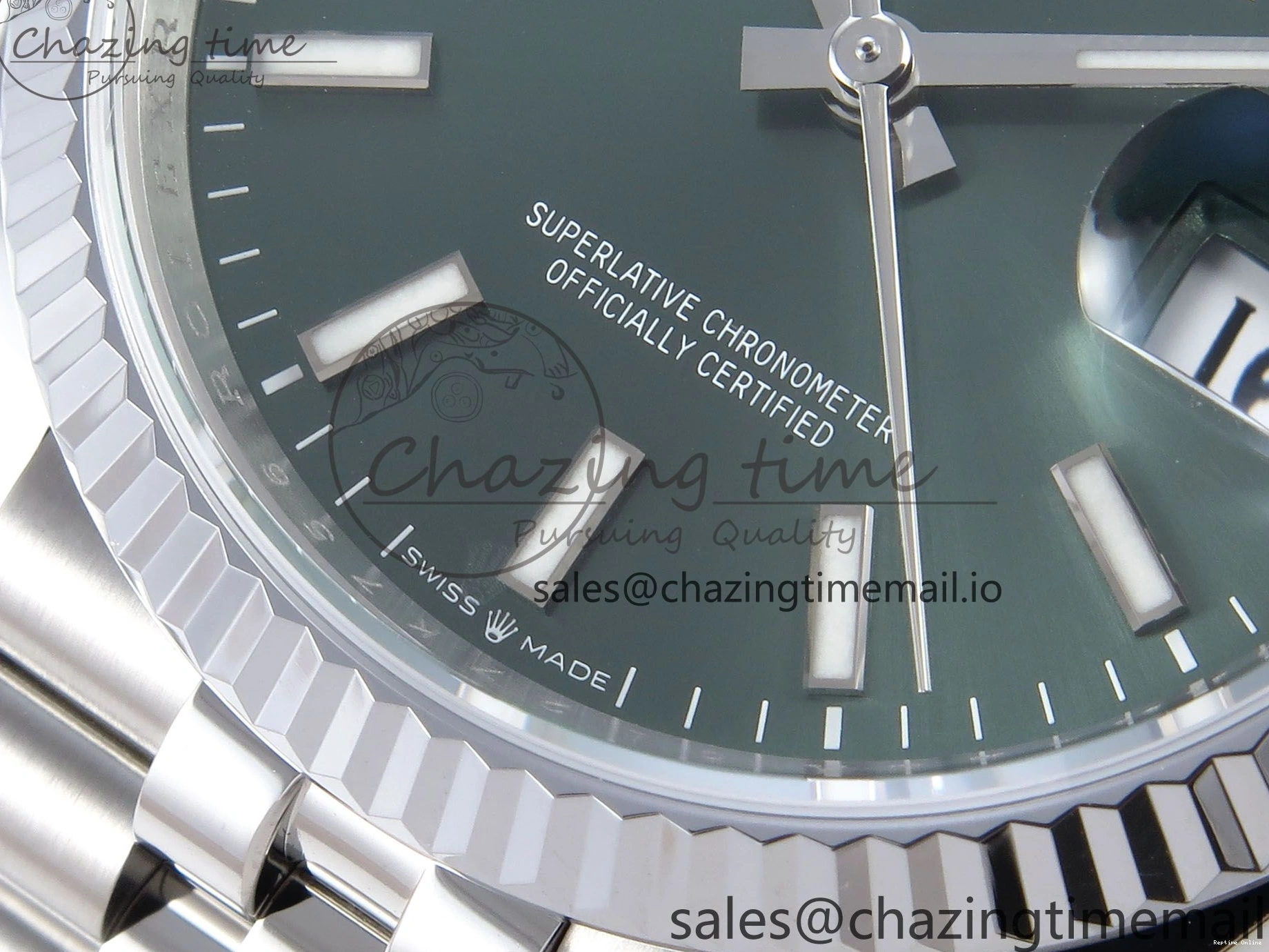 0503 DateJust 36 126234 QF+ 1:1 Best Edition 904L Steel Green Stick Dial on SS Jubilee Bracelet VR Soft 925
